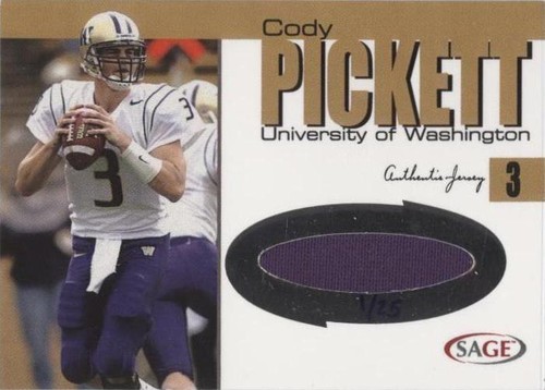 2004 SAGE Cody Pickett #J14