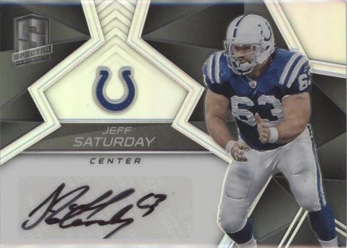 2017 Panini Spectra Jeff Saturday #S-JS