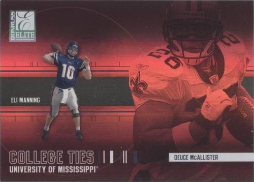 2004 Donruss Elite Deuce McAllister Eli Manning #CT-1