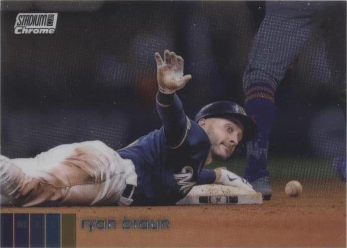 2020 Topps Stadium Club Chrome - Ryan Braun #314