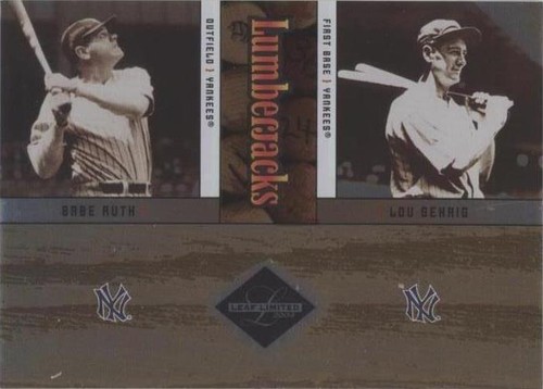 2004 Leaf Limited - Babe Ruth Lou Gehrig #LJC-43