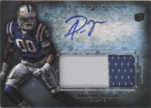 2012 Topps Inception Dwayne Allen #AJP-DA