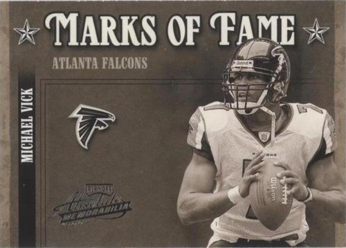 2004 Playoff Absolute Memorabilia Michael Vick #MOF-18