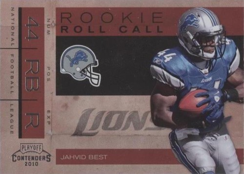 2010 Playoff Contenders Jahvid Best #7