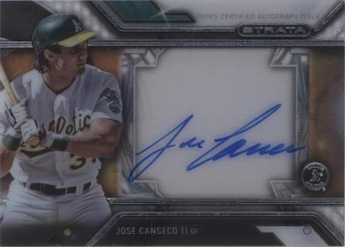 2016 Topps Strata - Jose Canseco #SA-JC