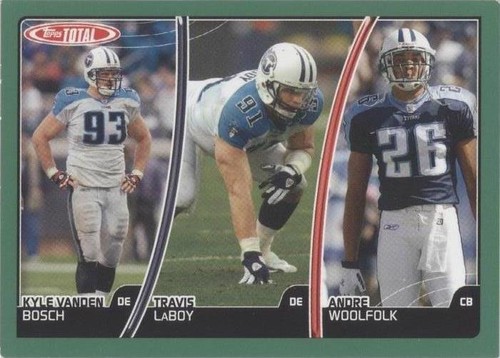 2007 Topps Total Andre Woolfolk Kyle Vanden Bosch Travis Laboy #7