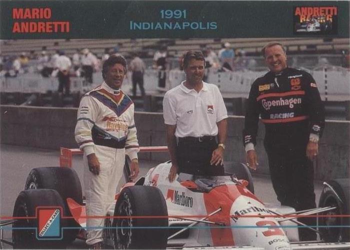 1992 Collect-A-Card Andretti Racing - Mario Andretti #78
