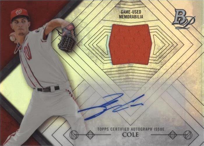 2014 Bowman Platinum - A.J. Cole #AR-AC