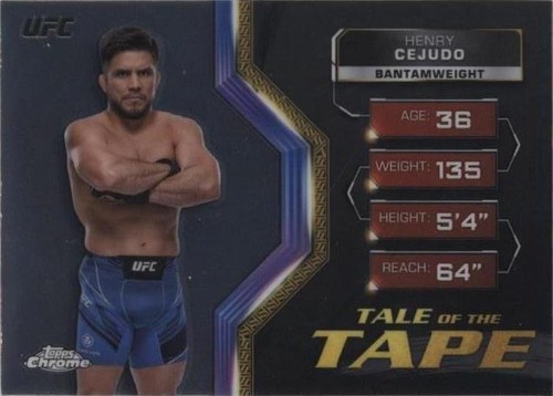 2024 Topps Chrome UFC - Henry Cejudo #TFT-6