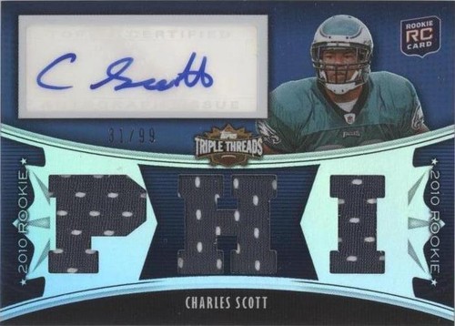 2010 Topps Triple Threads Charles Scott #103