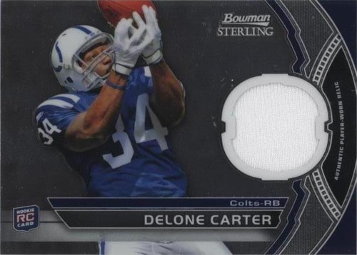 2011 Bowman Sterling Delone Carter #BSR-DC