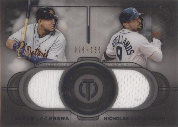 2019 Topps Tribute - Miguel Cabrera Nick Castellanos #DR-CC