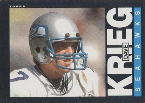 1985 Topps Dave Krieg #388