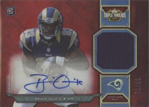 2012 Topps Triple Threads Brian Quick #TTRAR-35
