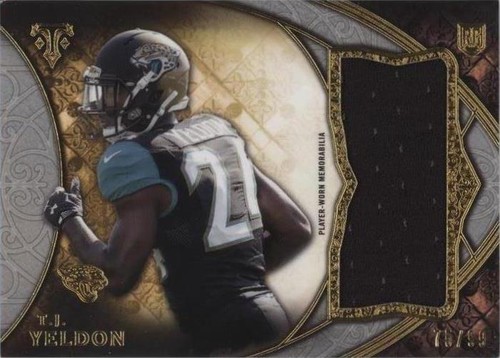 2015 Topps Triple Threads T. J. Yeldon #TTRJR-TJY