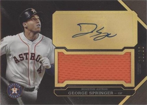 2016 Topps Triple Threads - George Springer #UAJR-GS