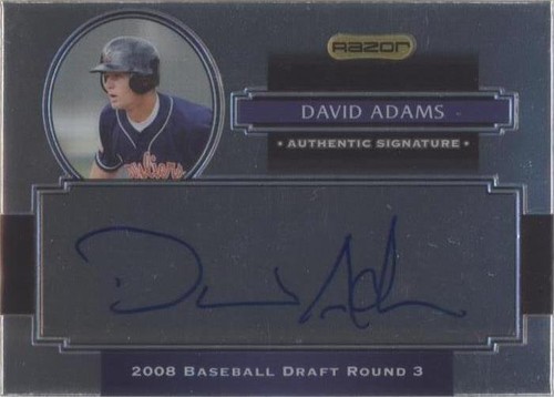 2008 Razor Signature Series Metal - David Adams #AU-DA