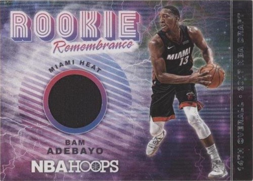 BAM ADEBAYO 2018-19 PANINI NBA HOOPS HOT SIGNATURES