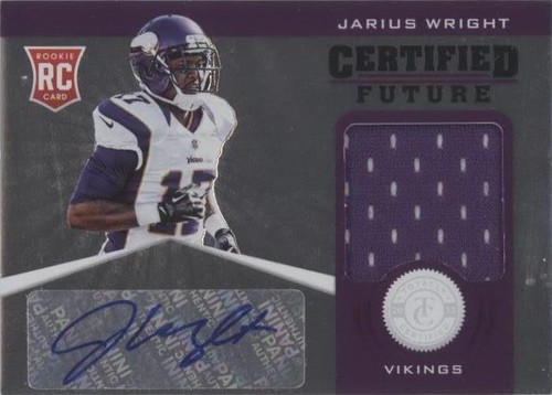 2012 Totally Certified Jarius Wright #16