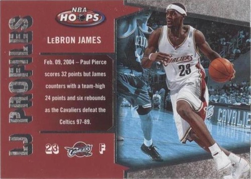2005-06 NBA Hoops - LeBron James #LBJ-15
