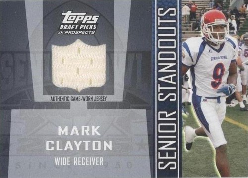 2005 Topps Draft Picks & Prospects Mark Clayton #SS-MC