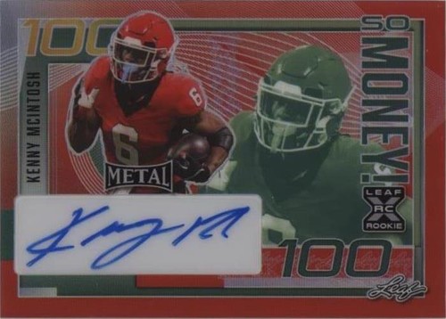 2023 Leaf Metal Kenny McIntosh #SM-KMI