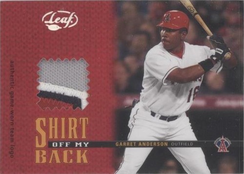 2004 Leaf - Garret Anderson #SOMB-16