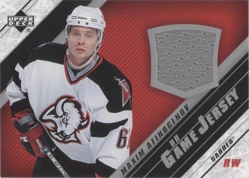 2005-06 Upper Deck - Maxim Afinogenov #J-MA