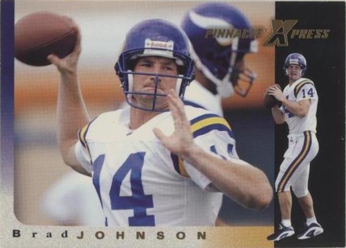 1997 Pinnacle X-Press Brad Johnson #114