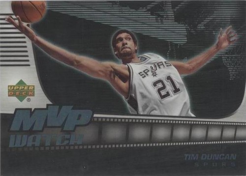 2006-07 UD Reserve - Tim Duncan #MVP-TD
