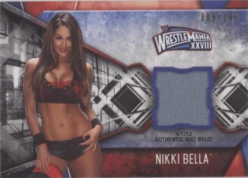 Nikki Bella 2017 Topps WWE Authentic Kiss Card Auto Autograph SSP