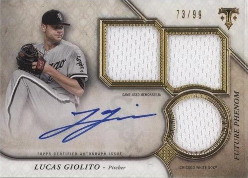 2017 Topps Triple Threads - Lucas Giolito #RPA-LG
