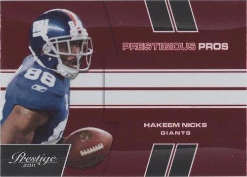 2011 Panini Prestige Hakeem Nicks #26
