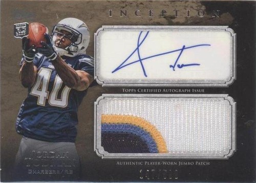 2011 Topps Inception Jordan Todman #AJP-JT