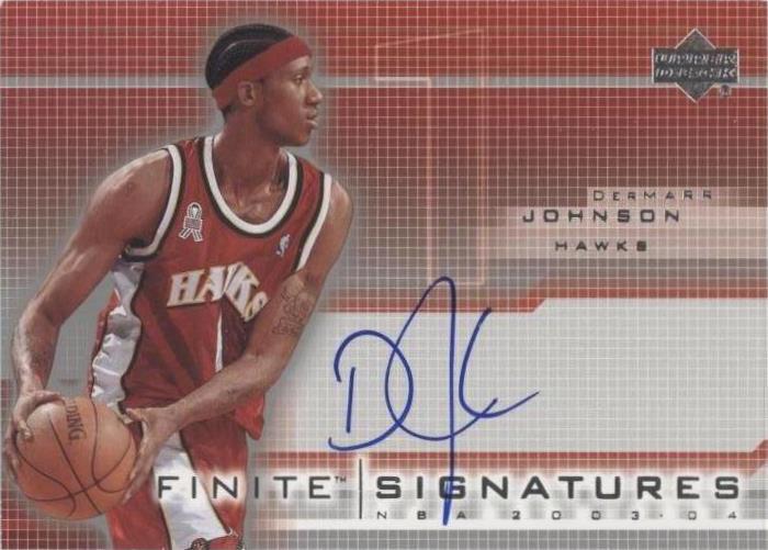 2003-04 Upper Deck Finite - DerMarr Johnson #DJ