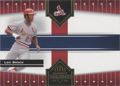 2005 Donruss Champions - Lou Brock #252