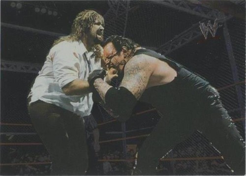 2000 Comic Images WWF No Mercy - Mankind Undertaker #51