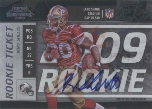 2009 Playoff Contenders Kory Sheets #180
