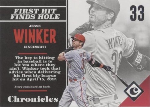 2017 Panini Chronicles - Jesse Winker #123