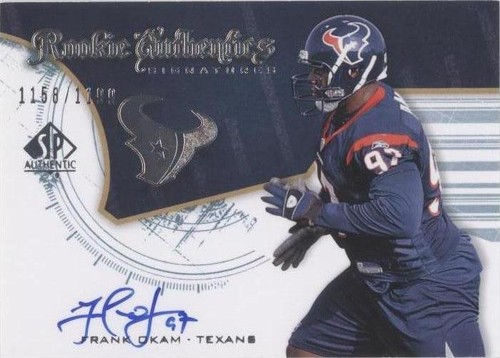 2008 SP Authentic Frank Okam #227