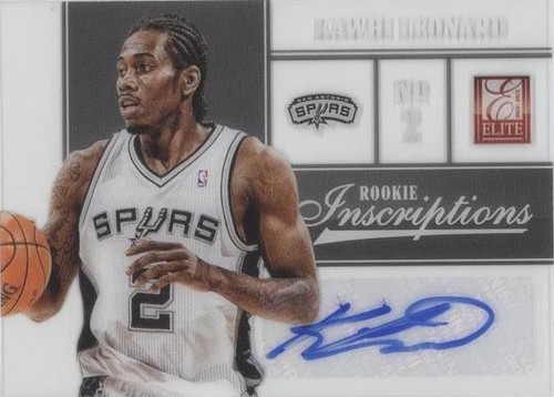 KAWHI LEONARD 2012-13 ELITE ROOKIE INSCRIPTIONS #43 SPURS - BGS