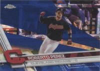 2017 Topps Chrome Sapphire Edition - Roberto Perez #419