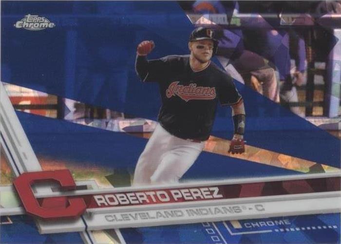 2017 Topps Chrome Sapphire Edition - Roberto Perez #419
