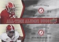 2012 Upper Deck University of Alabama Mark Ingram Trent Richardson #ATAD-IR