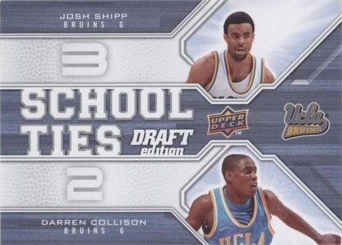 2009-10 Upper Deck Draft Edition - Darren Collison/Josh Shipp #ST-UB