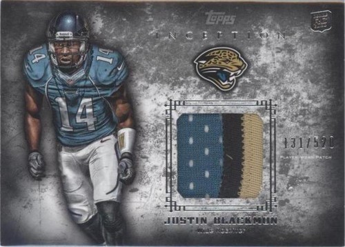 2012 Topps Inception Justin Blackmon #RP-JB