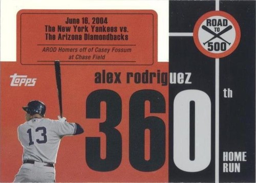 2007 Topps - Alex Rodriguez #ARHR360