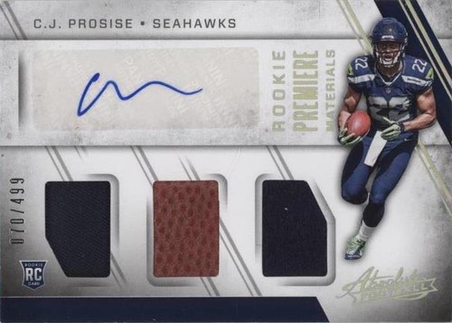 2016 Panini Absolute C.J. Prosise #218