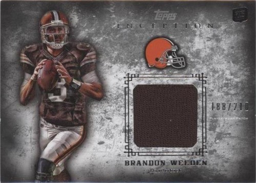 2012 Topps Inception Brandon Weeden #RP-BW