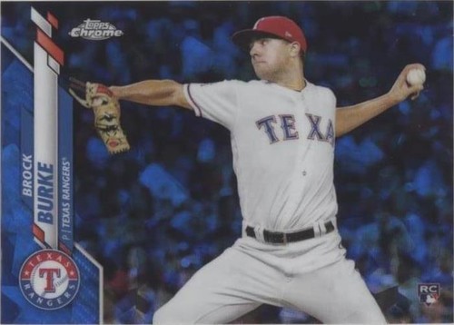 2020 Topps Chrome Sapphire Edition - Brock Burke #691